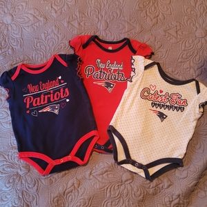 Girl Bundle Patriots Onesie
